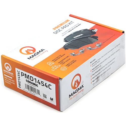 MAGMA Premium PMD1454C Ceramic Brake Pads, Front