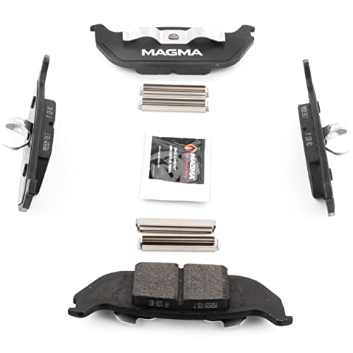 MAGMA Premium PMD952M Semi-Metallic Brake Pads, Rear