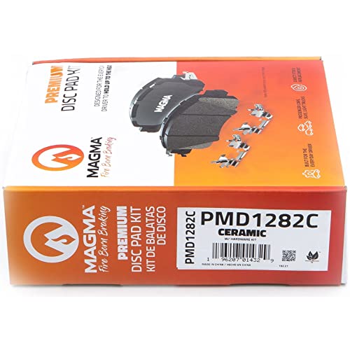 MAGMA Premium PMD1282C Ceramic Brake Pads, Front