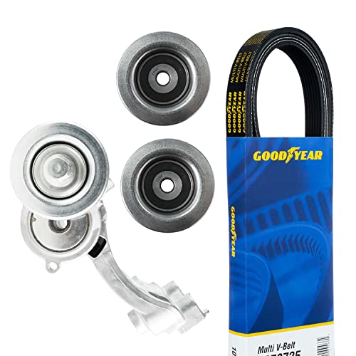 Goodyear 3217 Serpentine Belt Drive Component Kit, Gray