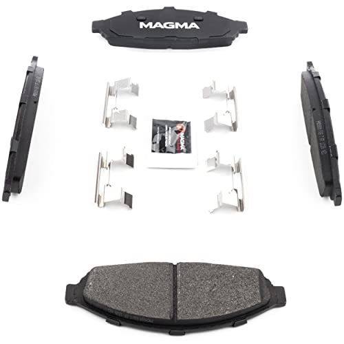 MAGMA Premium PMD931M Semi-Metallic Brake Pads, Front