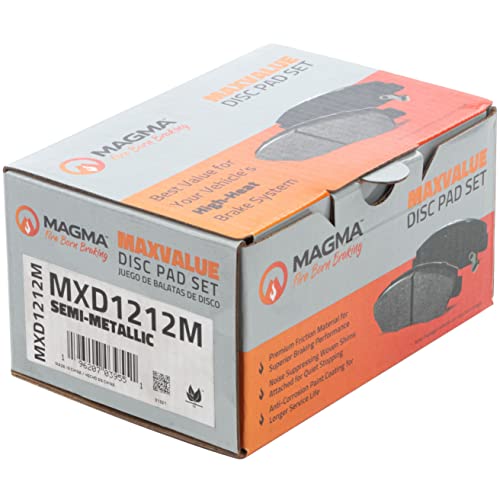 MAGMA MaxValue Semi-Metallic Brake Pads MXD1212M