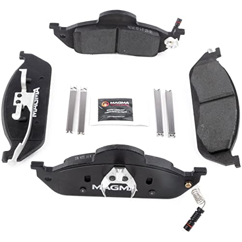 MAGMA Premium PMD760C Ceramic Brake Pads, Front