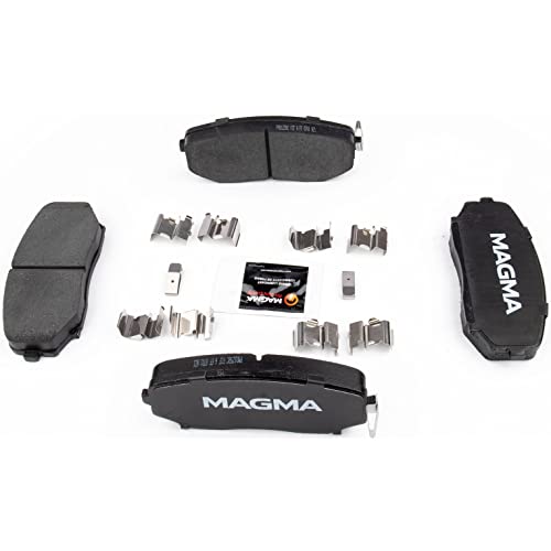 MAGMA Premium PMD1258C Ceramic Brake Pads, Front
