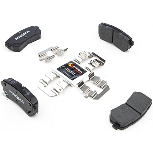 MAGMA Premium PMD1829C Ceramic Brake Pads, Rear