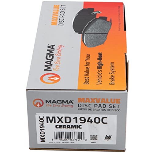 MAGMA MaxValue MXD1940C Ceramic Brake Pads, Front
