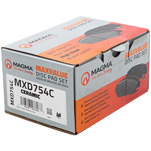 MAGMA MaxValue MXD754C Ceramic Brake Pads, Rear