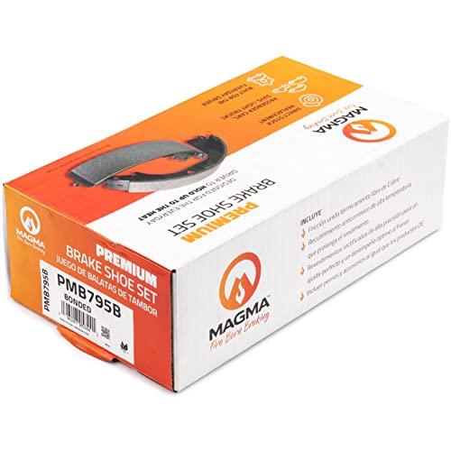 MAGMA Premium PMB795B Bonded Shoes, Rear