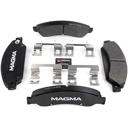 MAGMA Premium PMD1092M Semi-Metallic Brake Pads, Front
