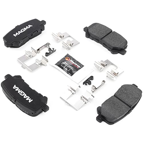 MAGMA Premium PMD1281C Ceramic Brake Pads, Rear