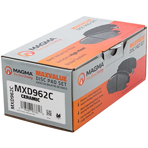 MAGMA MaxValue MXD962C Ceramic Brake Pads, Rear