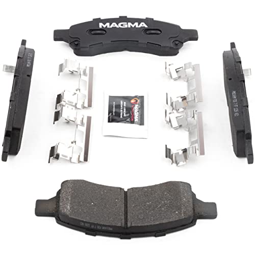 MAGMA Premium PMD1169M Semi-Metallic Brake Pads, Front