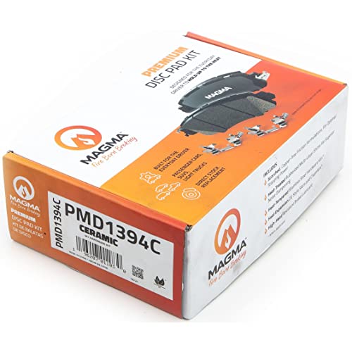 MAGMA Premium PMD1394C Ceramic Brake Pads, Front