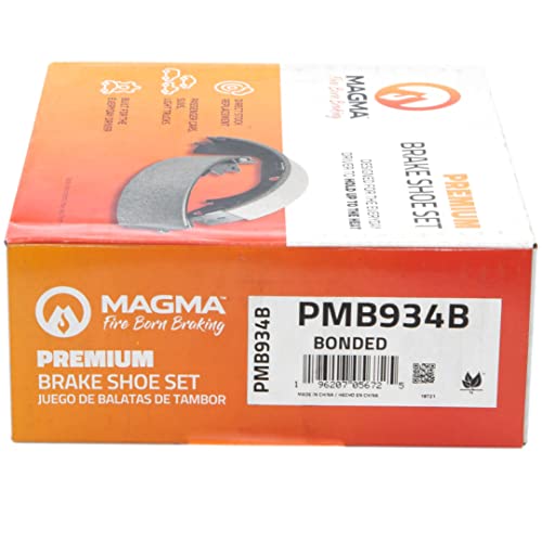 MAGMA Premium PMB934B Bonded Shoes, Rear