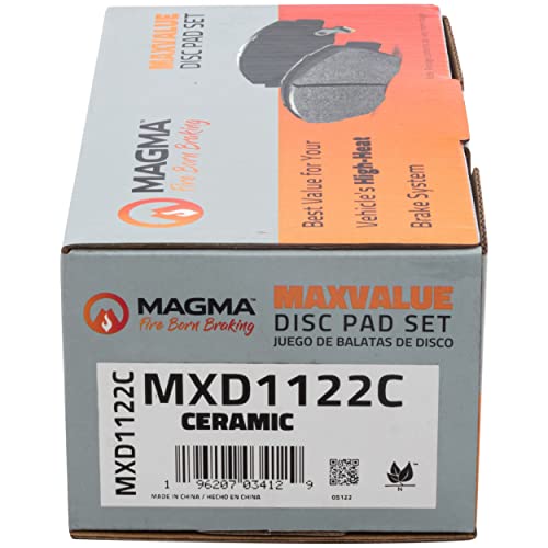 MAGMA MaxValue MXD1122C Ceramic Brake Pads, Rear