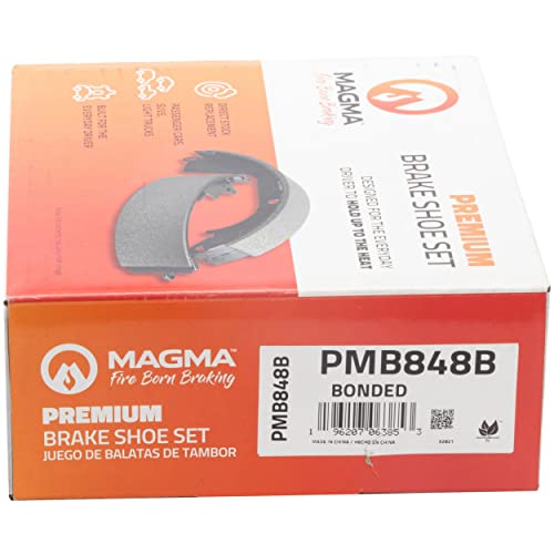 MAGMA Premium PMB848B Parking Brake Shoe, Rear