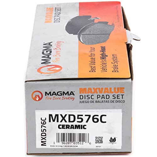 MAGMA MaxValue MXD576C Ceramic Brake Pads, Front
