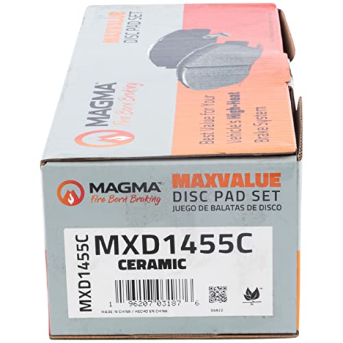 MAGMA MaxValue MXD1455C Ceramic Brake Pads, Front