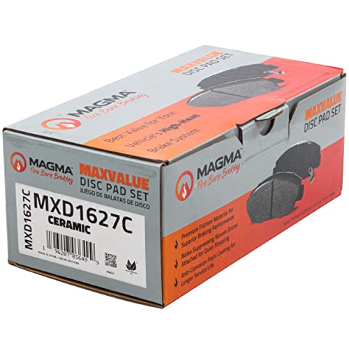 MAGMA MaxValue MXD1627C Ceramic Brake Pads, Front