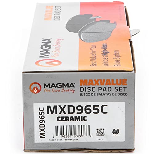 MAGMA MaxValue MXD965C Ceramic Brake Pads, Front