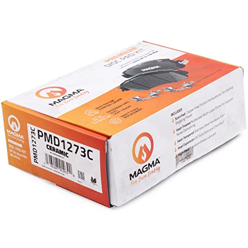 MAGMA Premium PMD1273C Ceramic Brake Pads, Front