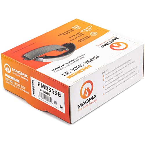 MAGMA Premium PMB559B Bonded Shoes, Rear