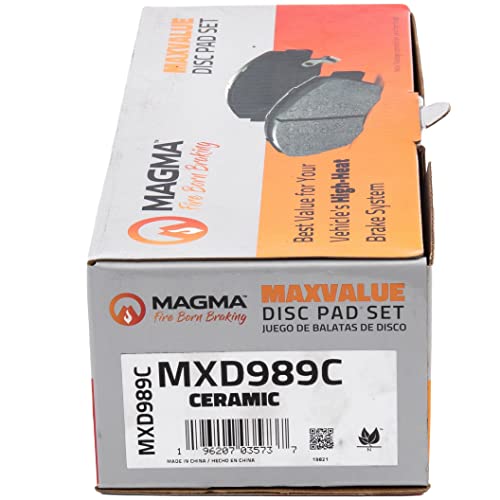 MAGMA MaxValue MXD989C Ceramic Brake Pads, Rear