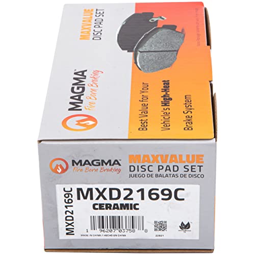MAGMA MaxValue MXD2169C Ceramic Brake Pads, Rear