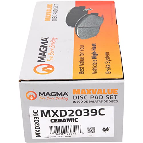 MAGMA MaxValue MXD2039C Ceramic Brake Pads, Front