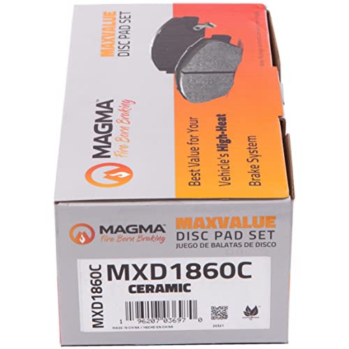 MAGMA MaxValue MXD1860C Ceramic Brake Pads, Front