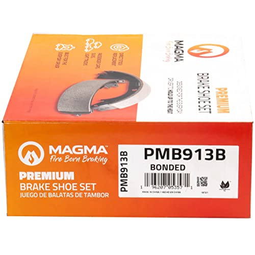 MAGMA Premium PMB913B Bonded Shoes, Rear