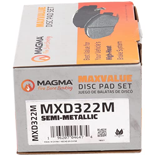 MAGMA MaxValue Semi-Metallic Brake Pads MXD322M