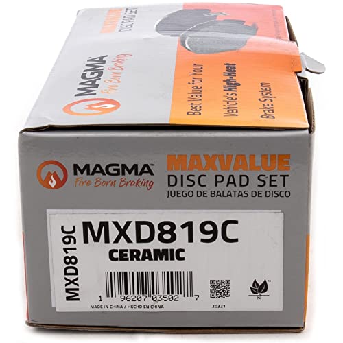 MAGMA MaxValue MXD819C Ceramic Brake Pads, Front