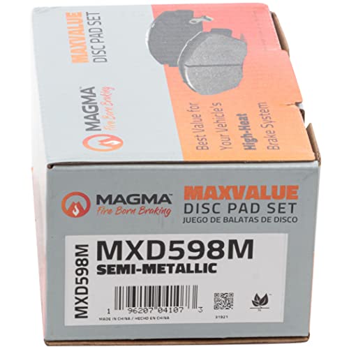 MAGMA MaxValue Semi-Metallic Brake Pads MXD598M