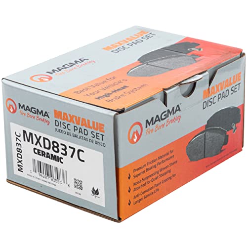 MAGMA MaxValue MXD837C Ceramic Brake Pads, Front