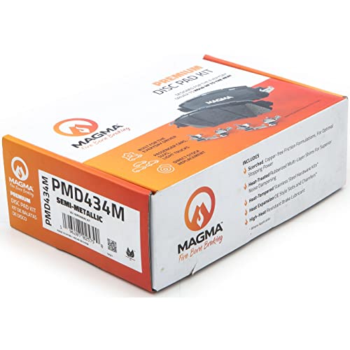 MAGMA Premium Semi-Metallic Brake Pads PMD434M