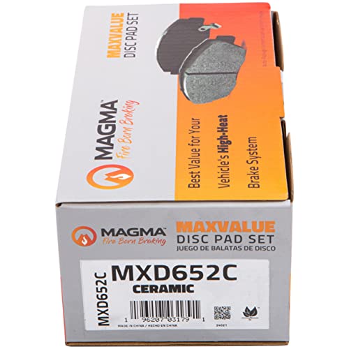 MAGMA MaxValue MXD652C Ceramic Brake Pads, Front