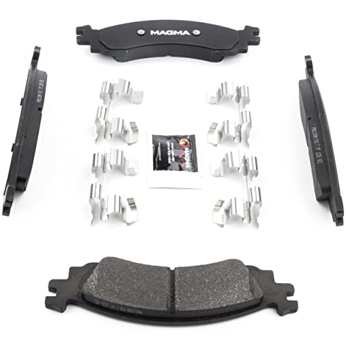 MAGMA Premium PMD1158M Semi-Metallic Brake Pads, Front