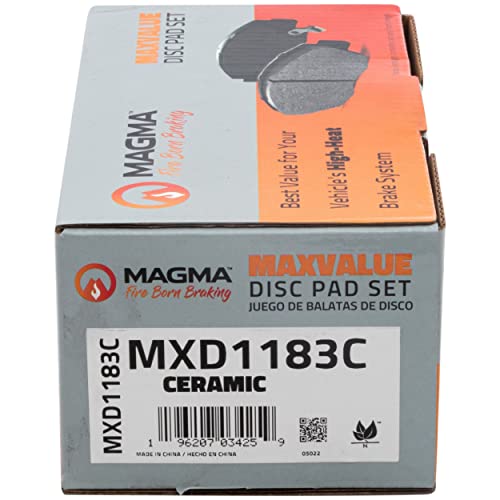 MAGMA MaxValue MXD1183C Ceramic Brake Pads, Front