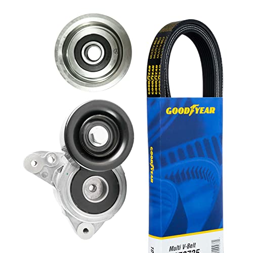 Goodyear Replacement Belts and Hoses 3157 Serpentine Belt Drive Component Kit, Gray