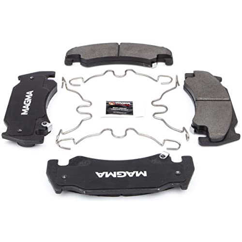 MAGMA Premium PMD1085M Semi-Metallic Brake Pads, Front
