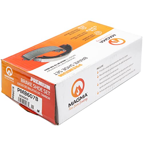 MAGMA Premium PMB607B Bonded Shoes, Rear