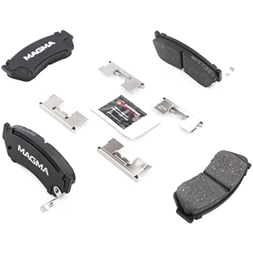 MAGMA Premium PMD451M Semi-Metallic Brake Pads, Front
