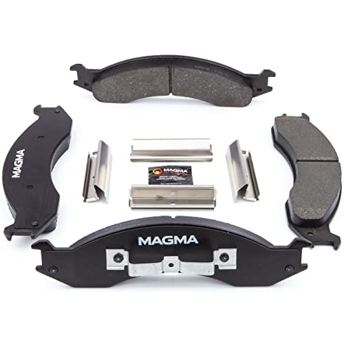 MAGMA Premium PMD557M Semi-Metallic Brake Pads, Front