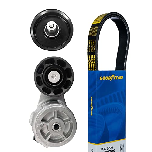 Goodyear Replacement Belts and Hoses 3164 Serpentine Belt Drive Component Kit, Gray