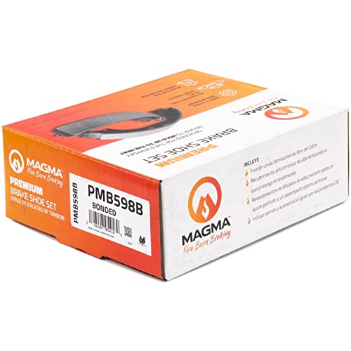 MAGMA Premium PMB598B Bonded Shoes, Rear