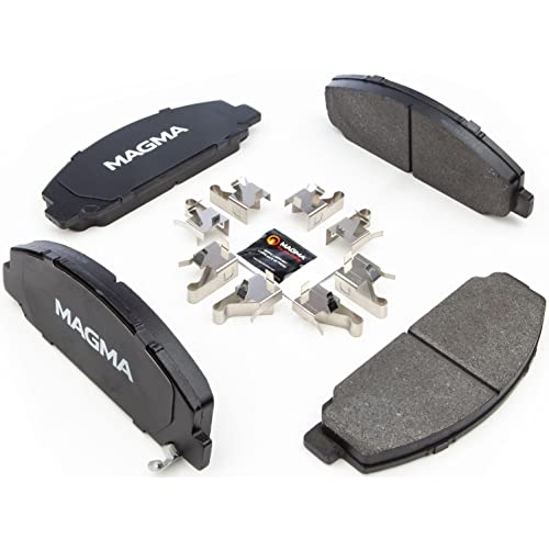 MAGMA Premium PMD827M Semi-Metallic Brake Pads, Front