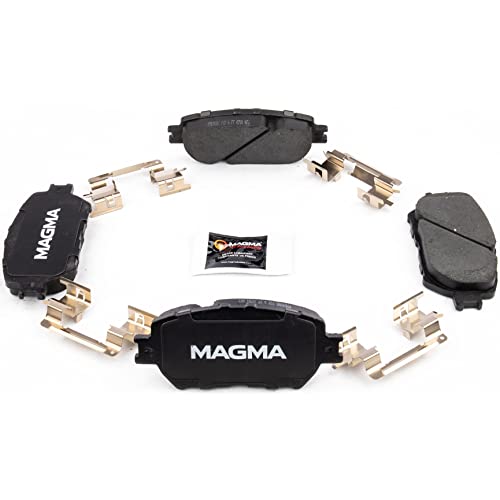 MAGMA Premium PMD908C Ceramic Brake Pads, Front