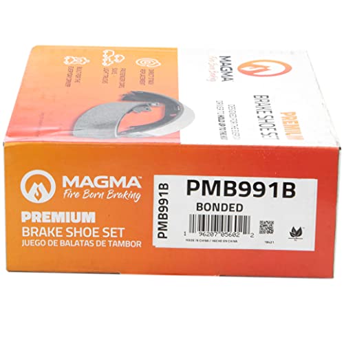 MAGMA Premium PMB991B Bonded Shoes, Rear