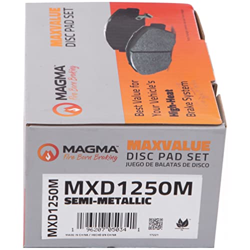 MAGMA MaxValue Semi-Metallic Brake Pads MXD1250M